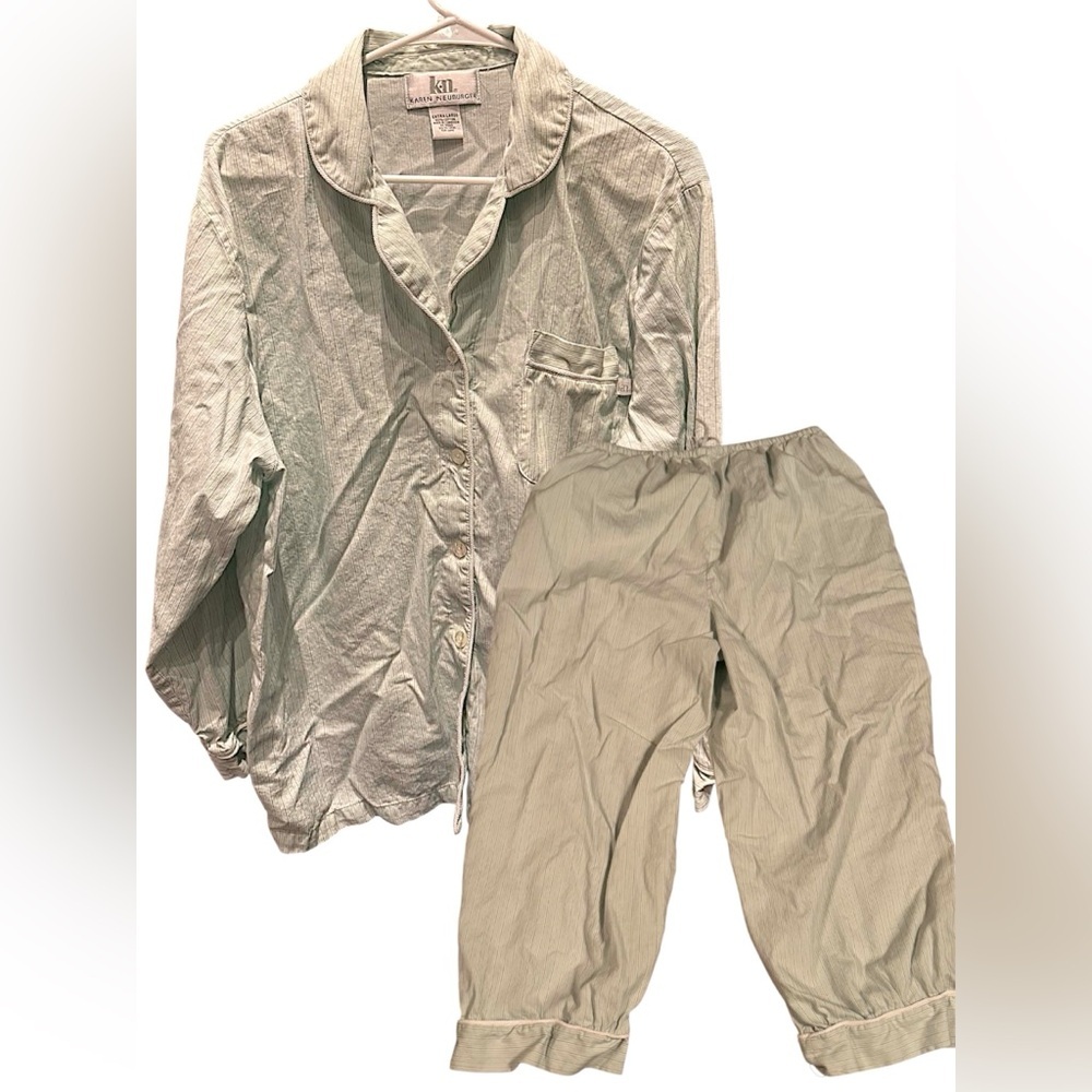 Karen N 2pc Pajama Set XL no stains or wear